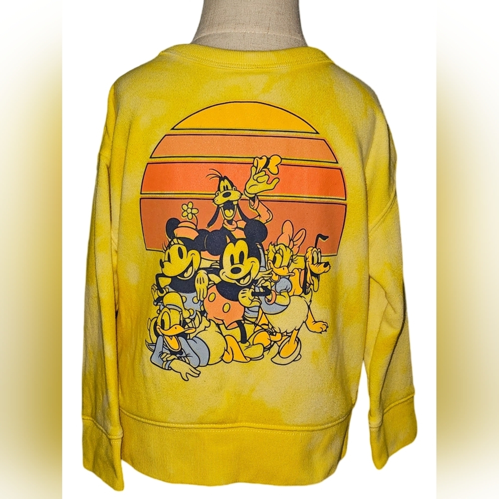 BabyGap Disney Mickey Mouse Tie-Dye Print Crewneck Sweatshirt Size 2T EUC - Picture 5 of 9